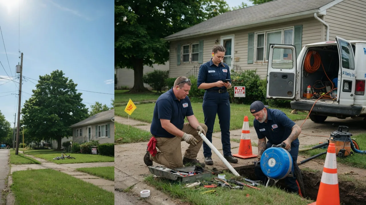 Sewer Line Repair in Waltonville, IL near me